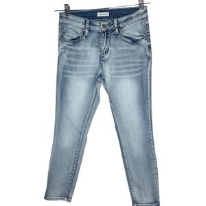 Fire & Rain Woman's Denim Jeans Distressed Wash Ankle Skinny Casual Blue Size‎ 7